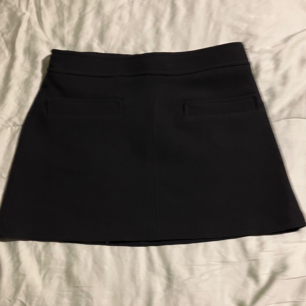 Zara Elegant Black A-Line Skirt